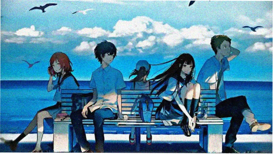 最新日本动漫剧场版苍蓝序曲终章海报